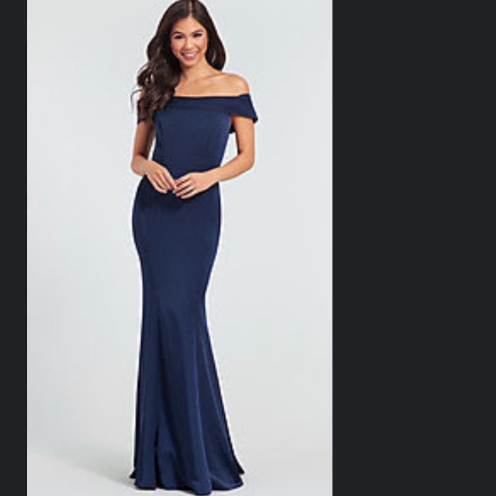 Navy formal gown